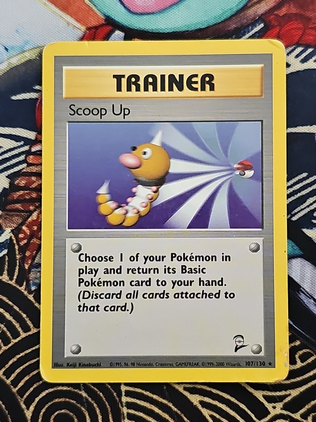 Pokemon Base Set 2 Scoop Up 107/130 Rare Played