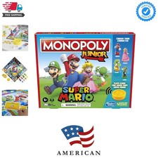 Junior Super Mario Edition Board Game, Fun Kids' Ages 5 and Up, Explore The M...