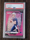 2024 Panini Prizm Drake Maye #329 Pink Wave Prizm rookie (RC) PSA 9