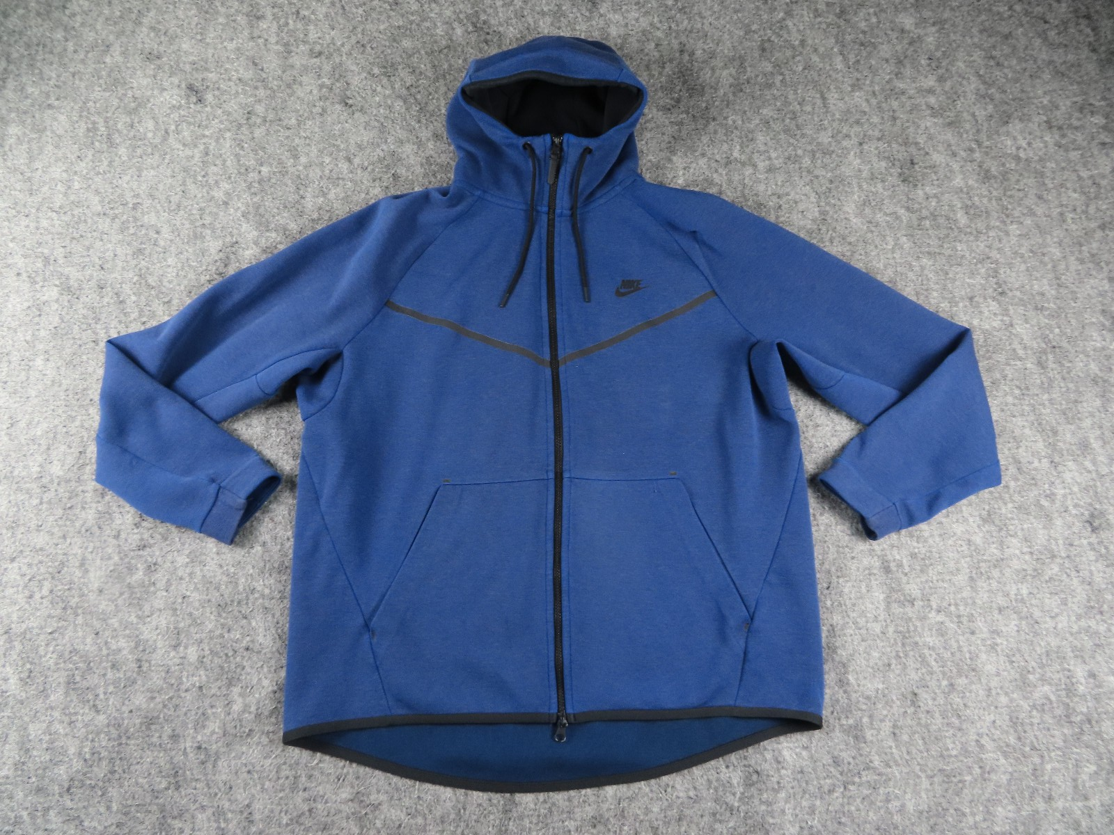 SACAI X NIKE Nike Sportswear Tech Windrunner Felpa con Cappuccio Uomo 2XL Pile Blu Giacca Full Zip