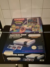 Retro RARE Nintendo Teenage Mutant Hero/Ninja Turtles NES Console Boxed Working