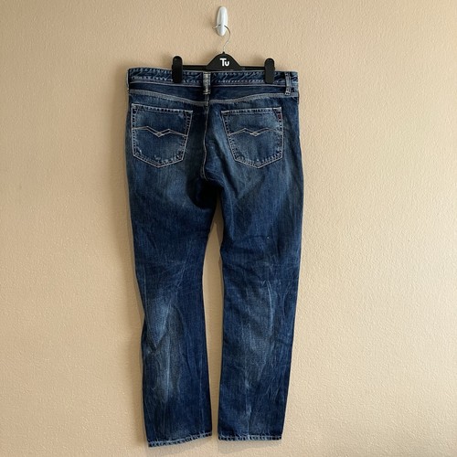 Replay Womens Leena Boy Fit Tapered Blue Distressed Denim Jeans W32 L31 - Picture 2 of 10