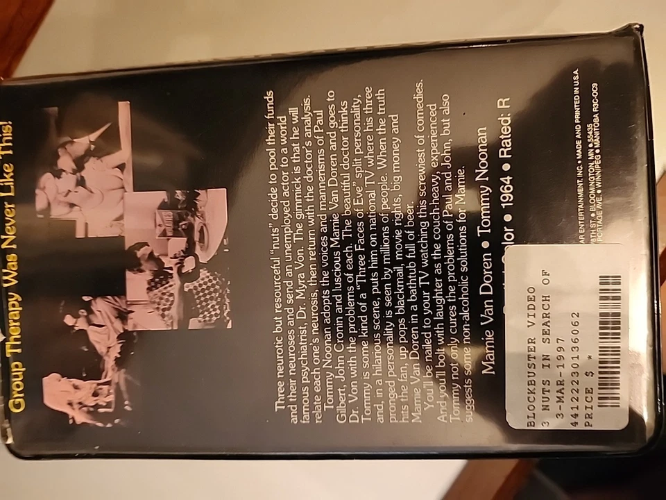 3 NUTS IN SEARCH OF A BOLT VHS SIMITAR CLAMSHELL MAMIE VAN DOREN TOMMY NOONAN - Image 4 of 4