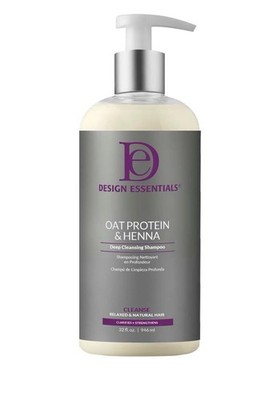 Oat Protein & Henna Deep Cleansing Shampoo for Relaxed & Natural Hair, Clarif...