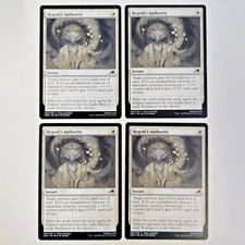 MTG Regent's Authority (Kamigawa: Neon Dynasty) 032/302 (NEAR MINT) (4X)