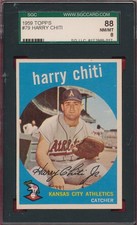 CERULEAN SGC 8 HARRY CHITI 1959 TOPPS #79 GRADED VINTAGE HIGH-END CHERRY *TPHLC