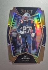 2021 Panini Select - Premier Level J.C. Jackson #124 Copper Prizm Die-Cut