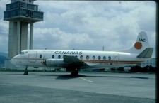 o-818  ec-dyc  lineas aerias canarias  viscount    ORIGINAL KODAK  SLIDE