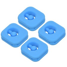 Tennis Vibration Dampener, 4 Pack Square Shock Absorber Blue