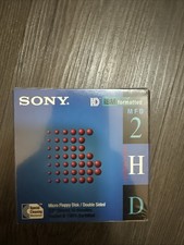Sony 10-pack MFD 2HD 3.5" Micro Floppy Disk IBM Formatted New Sealed
