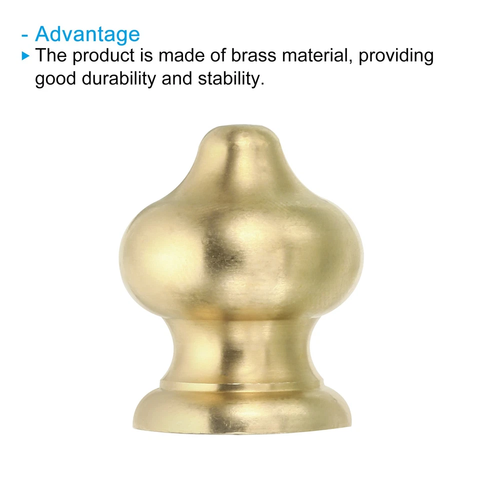 6pcs 1/4-27 Lamp Finial Ball Cap Knob Lamp Shade Harp Top Screw Nut Decoration Foto 4 de 4