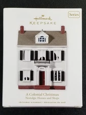 Hallmark 2010 A Colonial Christmas Ornament #QX8606 Nostalgic Houses & Shops
