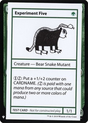Experiment Five [CMB1 - ]