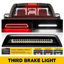 LED 3rd Third Light Brake Cargo Lamp Smoked Lens For Toyota Tacoma 2016-2023