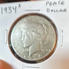 1934 San Francisco Peace Dollar $1 Silver Coin 0.9 Fineness
