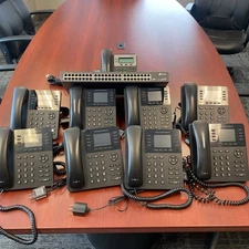 LOT OF 8 GPX2135 Grandstream Networks PoE IP phone W/ Switch Port