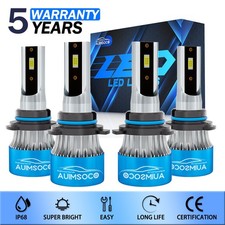 For Honda Civic 1990-1991 2004-2015 6500k High Low Beam Led Headlight Bulbs Kit