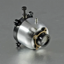 For Cox .049 Black Widow Engine Stunt Fuel Tank Conversion .049 8 cc - Silver