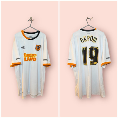 Hull City Fußballtrikot - 2015 / 2016 - Auswärts - XXL - #19 Chuba Akpom