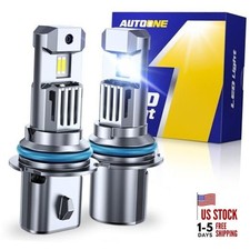 9007 LED Bulbs, 40000LM HB5 Light Replacement 1:1 Halogen Size Fog HB5/9007
