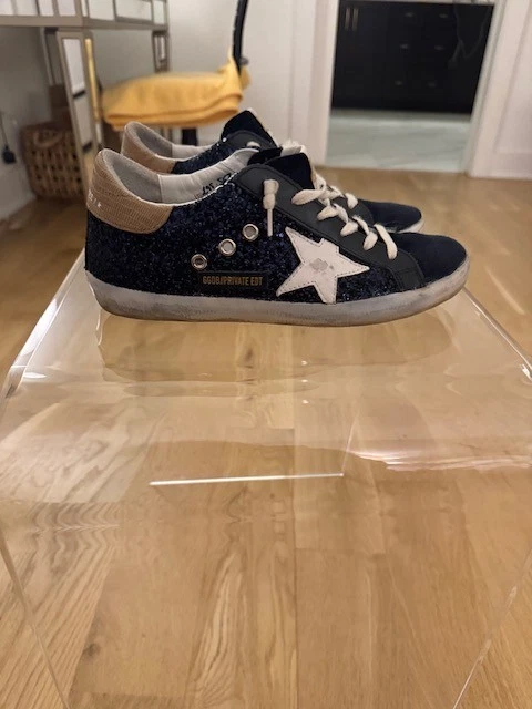 Golden Goose Superstar Blue White Silver W for sale | eBay