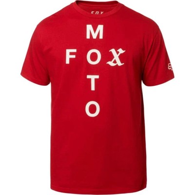 FOX Racing Freizeit T-Shirt  Moto Cross | Größe S | rot | Herren