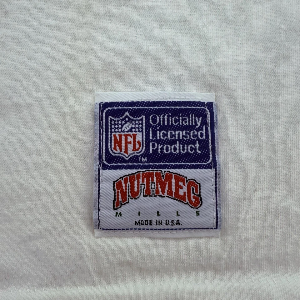 Vintage Los Angeles Raiders Shirt Mens Large White NFL Football The Simpsons 90s - Image 4 of 4