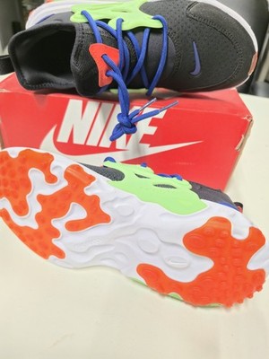 Nike Presto React KIDS (BLACK/GREEN NEBULA-DEEP ROYAL BLUE)
