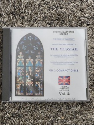 The Messiah 2 compact discs George Frederick Handel's