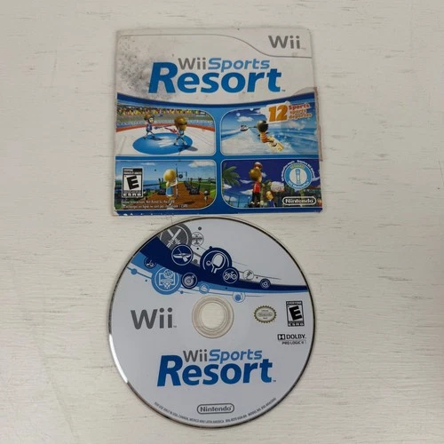 Nintendo Wii Sports Resort Game Disc with Cardboard Sleeve