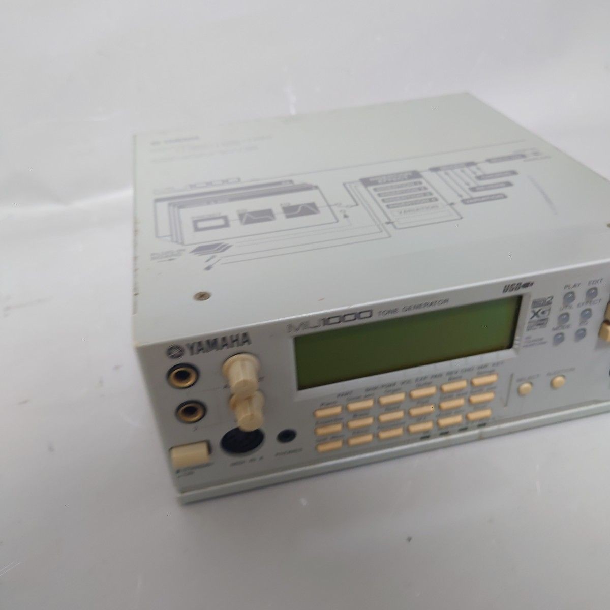 YAMAHA MU1000 トーンジェネレーター Yamaha MU 1000 Tone Generator MOTIF Sound Module working | eBay
