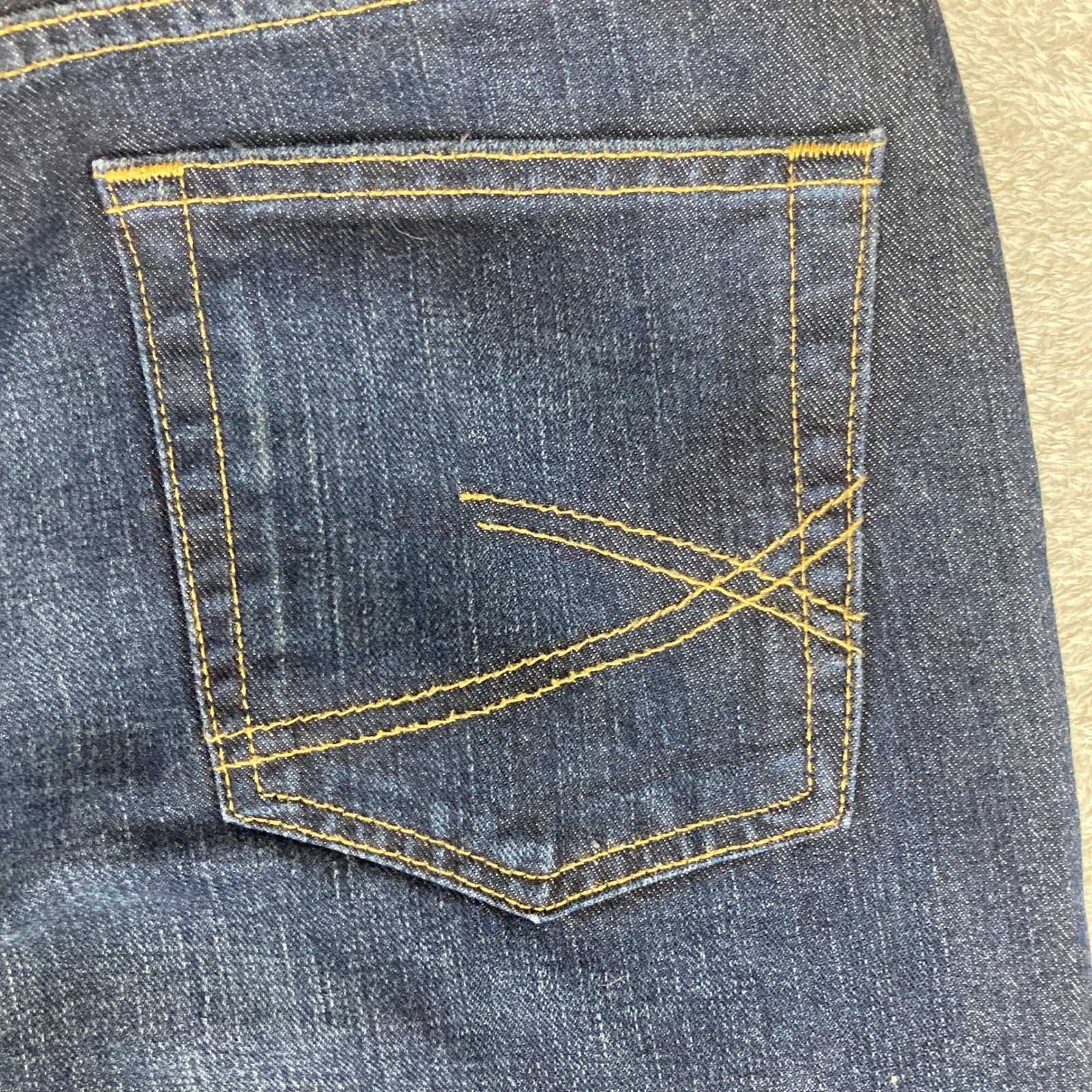 Roebuck & Co Heritage Supply Company Slim Straight Dark Wash Jeans Mens 34x30