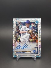 2020 Bowman Draft Chrome Picks Sparkle Refractor /71 Christian Chamberlain Auto