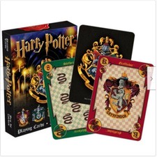Harry Potter Hogwarts House Themed Illustrated Playing Cards NEW