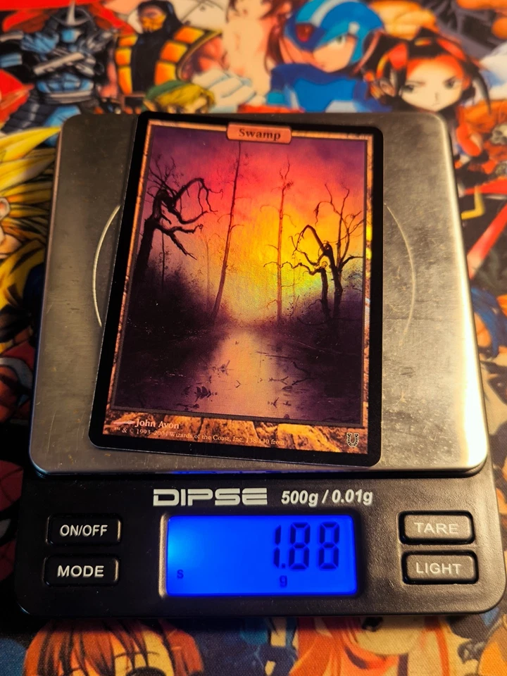 MTG Swamp 🇬🇧 EX Legendary John Avon Full-Art Basics FOIL Unhinged 2004 OG - Bild 4 von 4