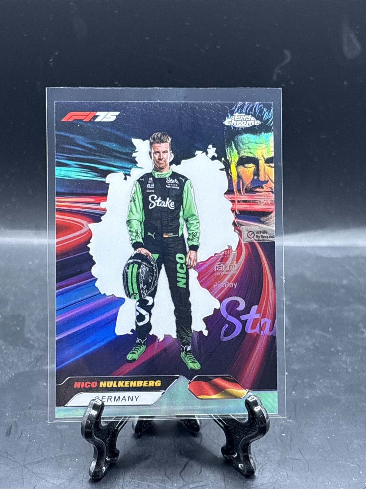 2025 Topps Chrome F1 Nico Hulkenberg Neon Nations ***Case hit