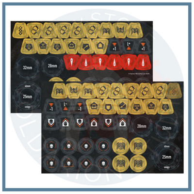 Adeptus Arbites Exaction Squad - TOKEN SHEET - Kill Team - Warhammer 40K