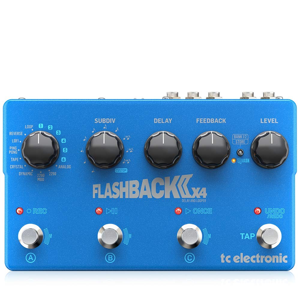TC Electronic Flashback X4 Looper Guitar Effect Pedal for
