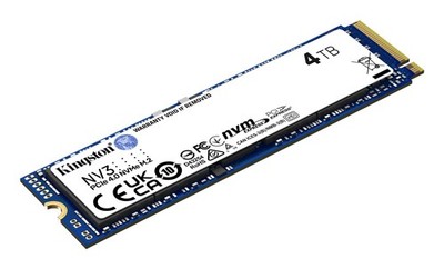 Kingston Technology 4000G Nv3 M.2 2280 Nvme Ssd. SSD Kapazität: 4 Tb Ssd Form Fac