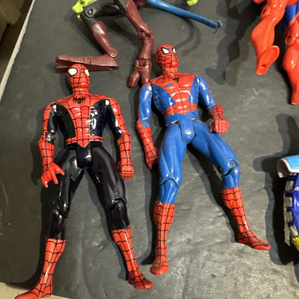 Marvel Superheroes X-Men Action Figure Lot, 1990’s ToyBiz Doc Oc Spider-Man Etc. - Image 2 of 4