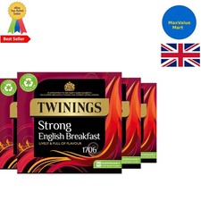 Bold English Breakfast Tea | 320 Count & Sugar-Free Biodegradable Bags 0.09 per strip