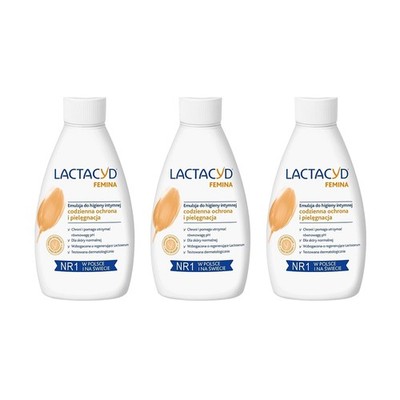 Lactacyd Femina Daily Protective Wash 200ml x 3 Packungen 200 ml (3er Pack) 