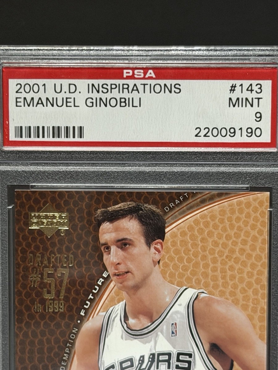 2001-02 Upper Deck Inspirations - 2002 Draft Manu Ginobili #143