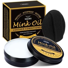 Mink Oil for Leather Boots, Boot Care Kit, Shoe Kit for...