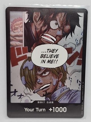 DON!! Card Luffy & Sanji OP-11 A Fist of Divine Speed One Piece English NM