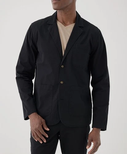 Pact Men's Boulevard Brushed Twill Blazer Large Storm Outerwear Top image 5