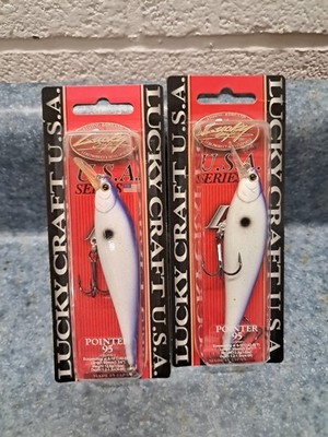 2 LUCKY CRAFT Pointer 95 OGs 1/2oz 95mm Luckycraft 4-5' Suspending Jerkbait Rare