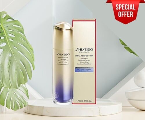 Shiseido Vital Perfection LiftDefine Radiance Serum 2.7oz - Brand New Sealed Box