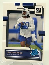 2022 PANINI DONRUSS JELANI WOODS RATED ROOKIE FOOTBALL CARD INDIANAPOLIS COLTS 