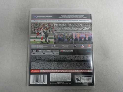 Madden NFL 13 Sony Playstation 3 PS3 Game Complete - Picture 3 of 3
